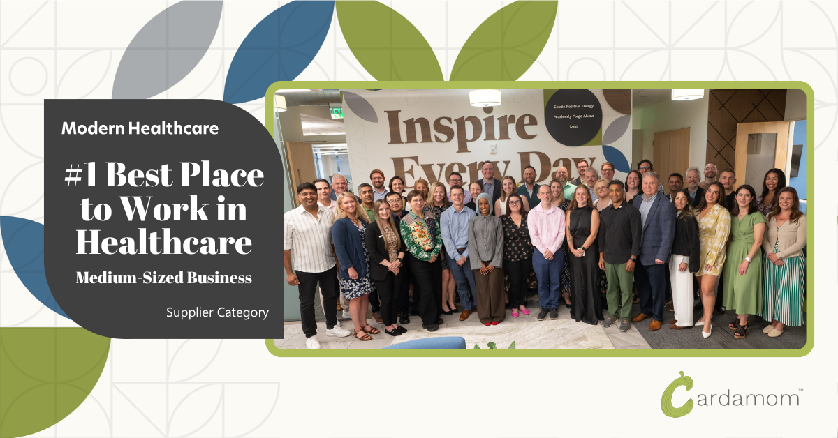 Cardamom ranked No. 1 medium-sized employer on Modern Healthcare’s Best Places to Work list