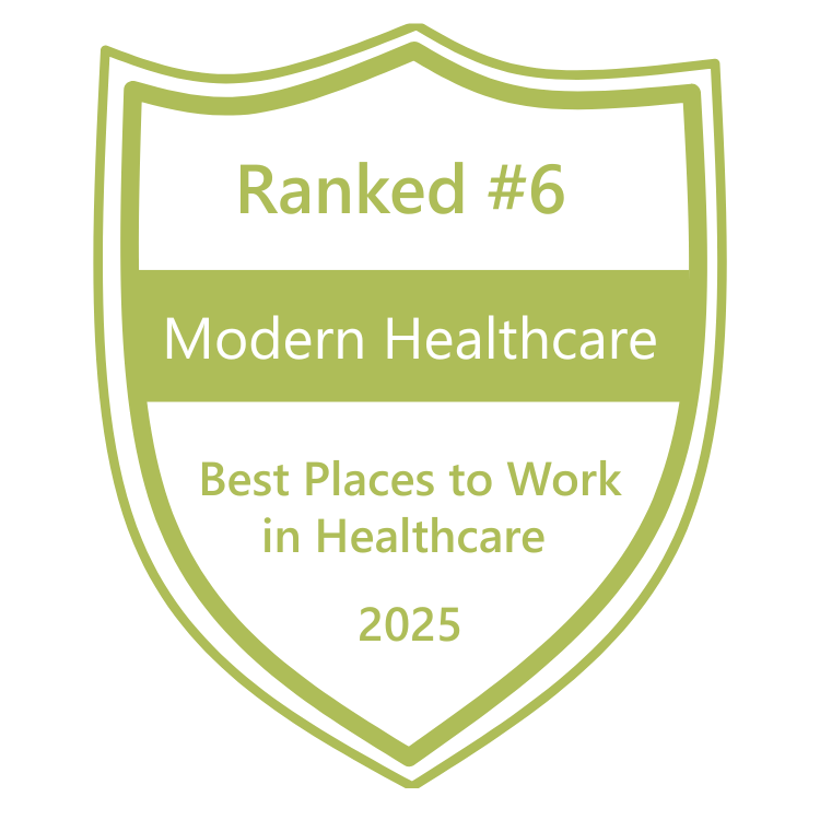 Modern Healthcare BP2W 2025 Award Badge